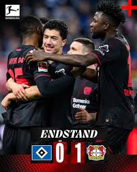 Le Bayer Leverkusen s'est imposé 1-0 à l'extérieur face au Hamburger Sportverein.